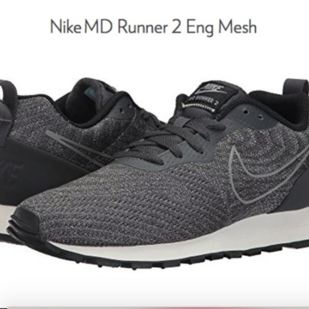 Nike Tennis Shoes - Grey Black and White